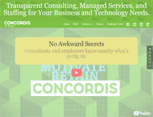 Tablet Screenshot of concordis.net